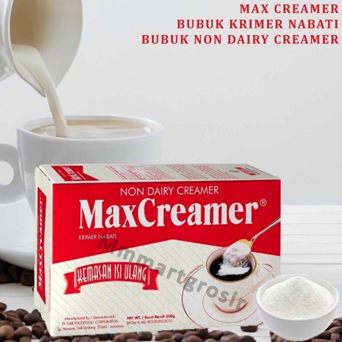 

TERLARIS MAX CREAMER POWDER / KRIMER BUBUK NABATI / NON DAIRY CREAMER / 500GR MURAH!!! MURAH