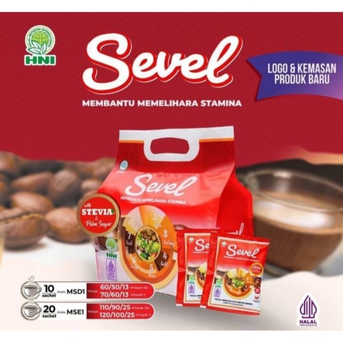 

TERLARIS KOPI SEVEL (SEVEN ELEMEN) HNI HPAI ISI 20 & 10 SACHET KOPI SEVEL SEHAT NIKMAT ENERGI RILEKS