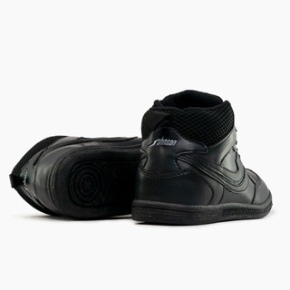 Terlaris Sepatu Sneakers Johnson - Angkasa Highcut (Hc) Full Black Best Seller