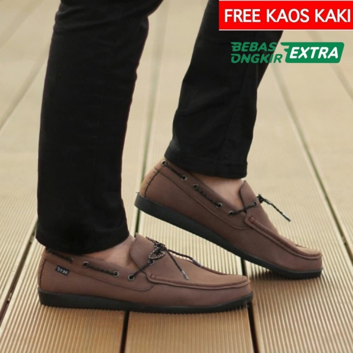 Sepatu ReylMan Lick Slip On Pria Casual Formal Loafers Ori