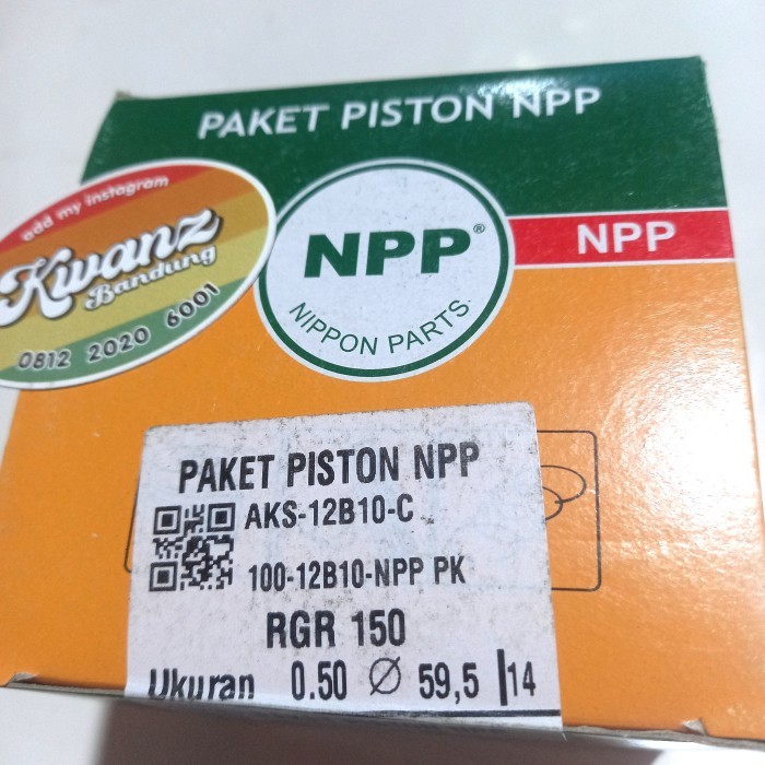 Seher Kit Os 0.50 Suzuki Rgr150 Npp Seher Os 0.50 Suzuki Rgr150 Piston Suzuki Rgr150 Piston Kit Suzu