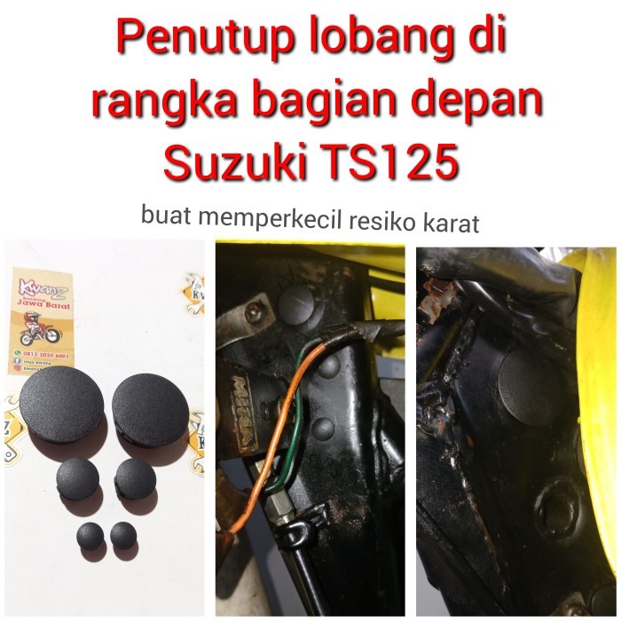 Plastik Tutup Rangka Suzuki Ts125 Plastik Lobang Rangka Suzuki Ts125 Barang Langka
