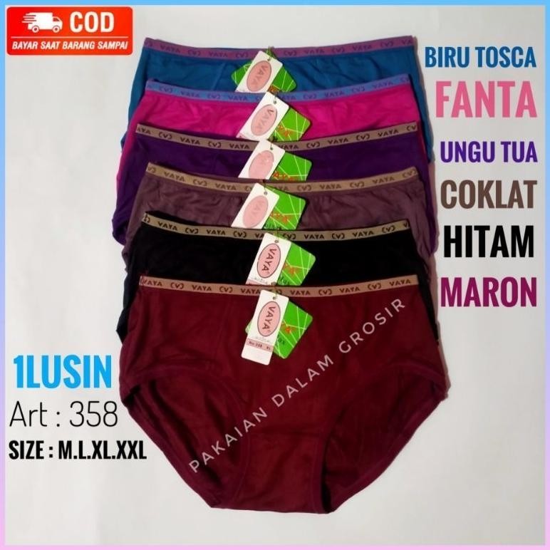 RILA (ISI 6 ) CELANA DALAM WANITA VAYA ART:358 | CELANA DALAM VAYA 358