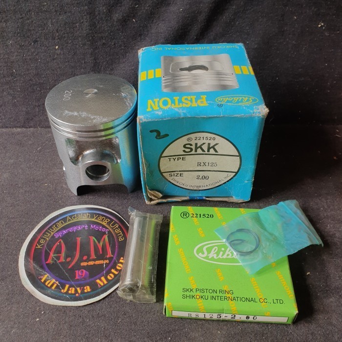 Piston Ring Seher Rx125 Rx 125 Os Oversize 100 200 Termurah Langka