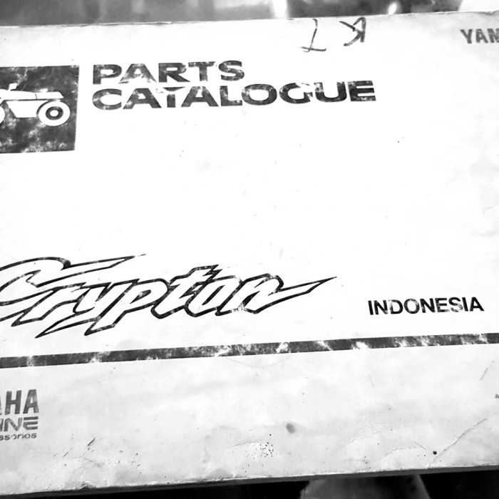 Buku Part Katalog Katalogue Catalogue Catalog Copian Crypton Cripton Termurah Langka