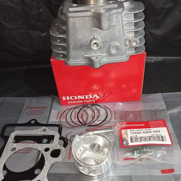 Original.. Blok Seher Komplit Isi Piston Kit Honda Supra Lama/Supra Fit New/Fit X