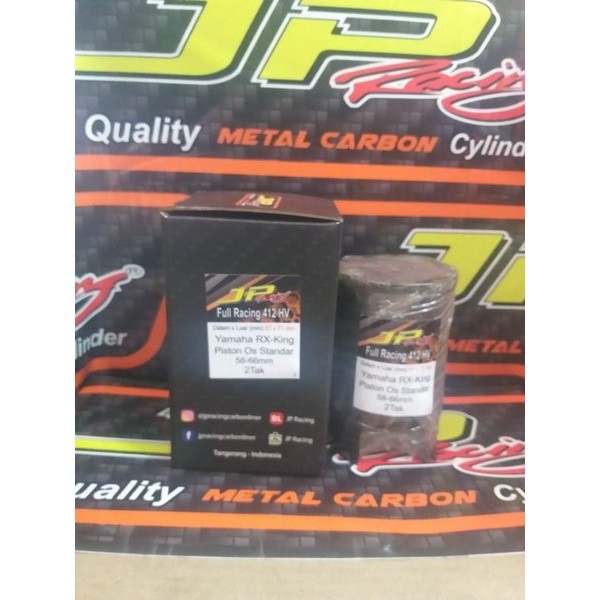 Liner Carbon Full Jp Racing Rx King Standard Rxking 66Mm Boring Furing Vuring Block Blok Silinder Bo