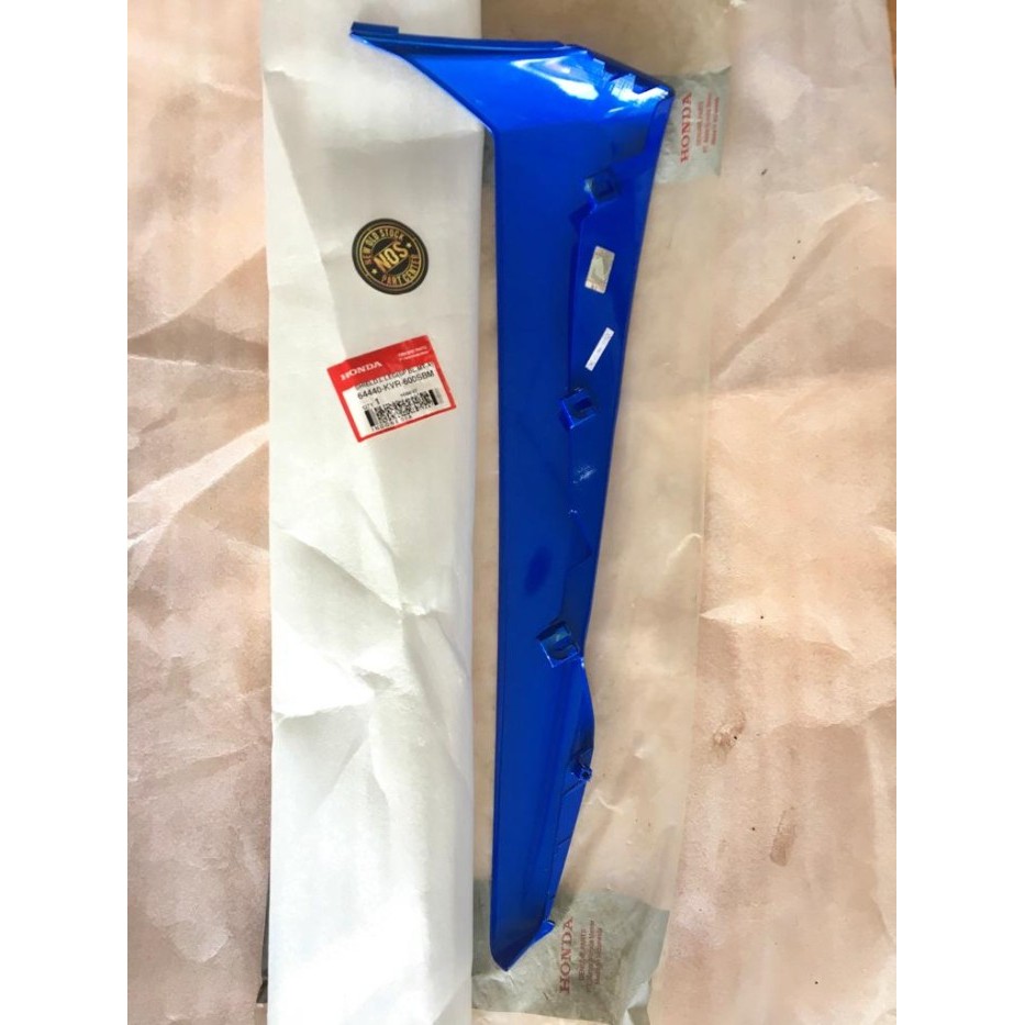 Cover Sayap Luar Kiri Honda Revo 100 Lama Karbu Ori Ahm 64440-Kvr-600 Termurah Langka