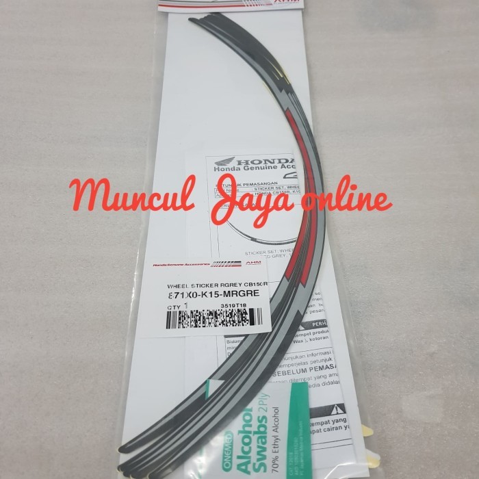 Sepasang Stiker Velg Striping Velg Polet Honda Cb 150 R Streetfire Termurah Langka