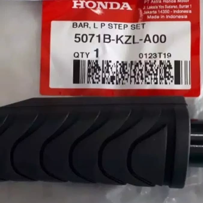 5071B-Kzl-A00 Foot Step Push Step Pijakan Kaki Kiri Vario 125 150 Termurah Langka