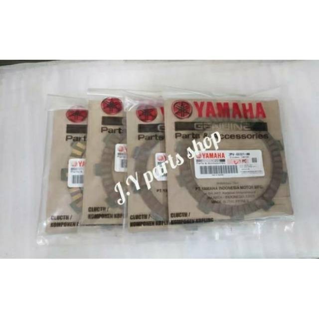 Set 4 Pcs Kampas Kopling R15 V2 2016 Xabre Vixion Nva Advance Original Ygp 2Pv-E6321-00 2Up-E6321-00