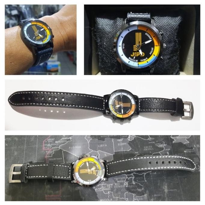 Sale Jam Tangan Muslim Jam Tangan Sholat 5 Waktu Sajadah Hitam 112