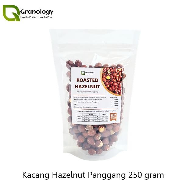 

TERBARU KACANG HAZELNUT OVEN / ROASTED HAZELNUT (250 GRAM) BY GRANOLOGY !!!!!