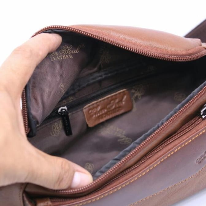 Waist Bag Pria & Wanita Kulit Asli/Sling Bag Kulit Asli Original Store_Harsen