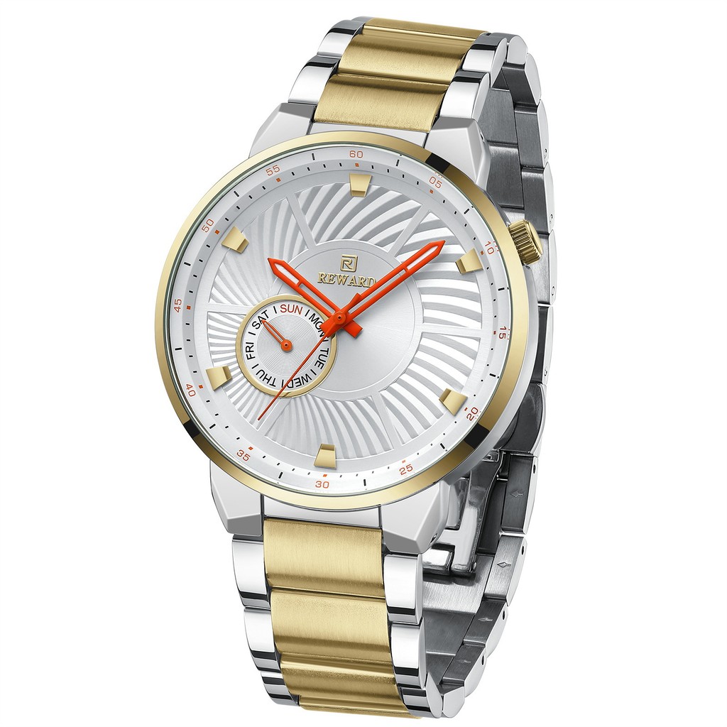 Reward New arrivalFashionMen Watch Unique Casual Men's Functional Watch Waterproof Luminous Week Day
