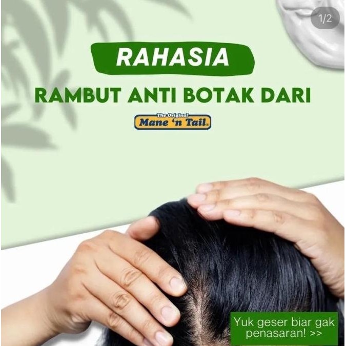 MANE 'N TAIL HERBAL GRO SHAMPOO/SAMPO KUDA MANE 'N TAIL 355ML