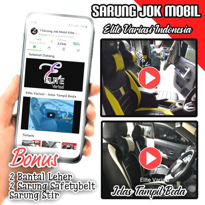 Sarung Jok Mobil Zeus Hrv Vios Brio Raize Jazz Yaris Agya Ayla