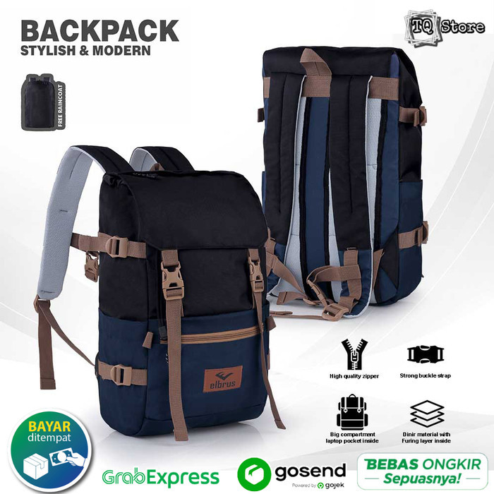 Tas Ransel Punggung Pria Distro Daypack Kerja Sekolah Smp Sma Cowok