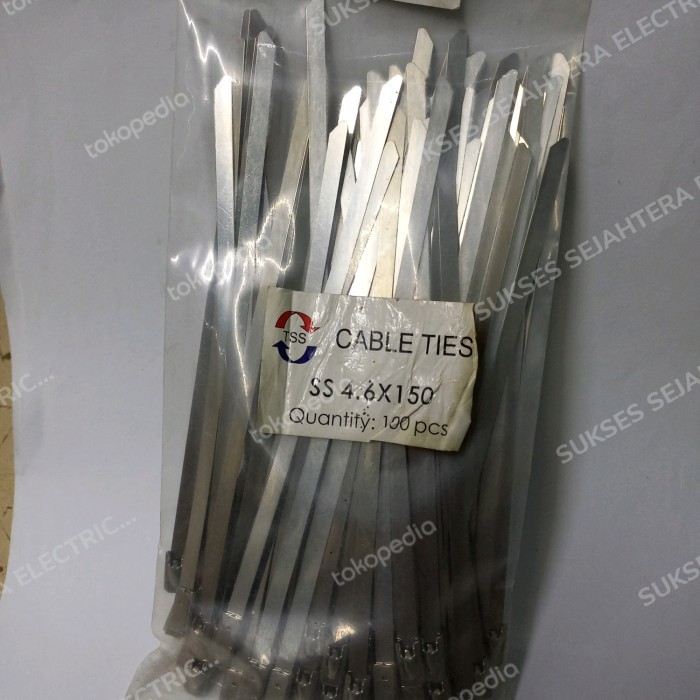 

PROMO! Cable ties stainless 4,6x150 type TSS 150mm