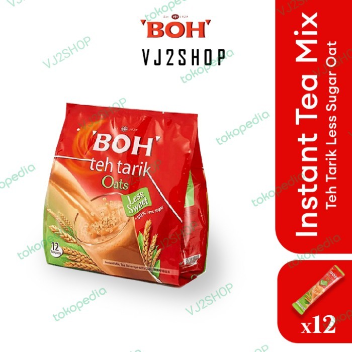 

Ready - Boh Teh Tarik Oat Less Sugar Kurang Manis