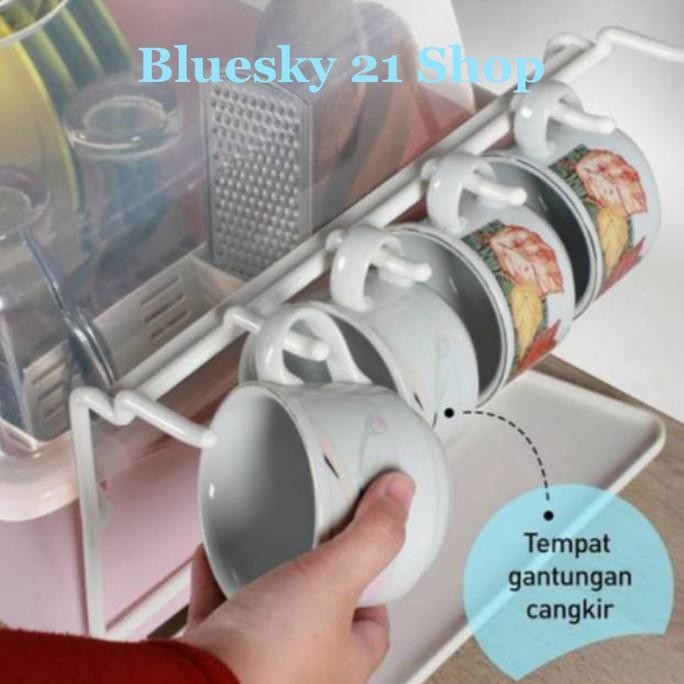 Rak Piring Plastik Odd Olymplast Dengan Tutup / Rak Dapur Murah Shopgendis_