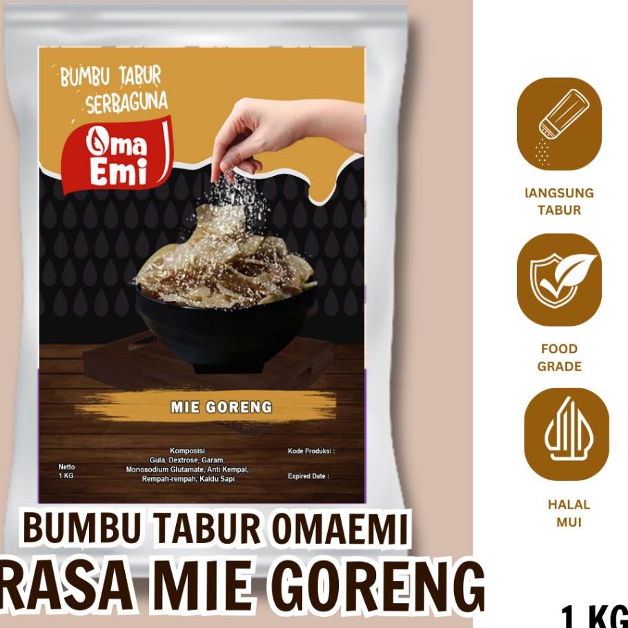 

Bumbu Tabur Raa E Goreng 1 G Halal Food Grade