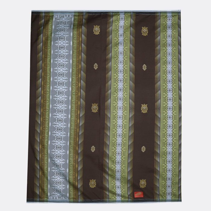 New Sarung Atlas Infinity Jacquard Warna Olive Tua Best Quality Asli 100% Original