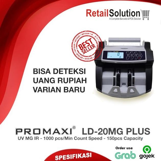 Promo Mesin Penghitung Uang Money Counter - Promaxi LD20MG / LD-20MG / LD20 COD