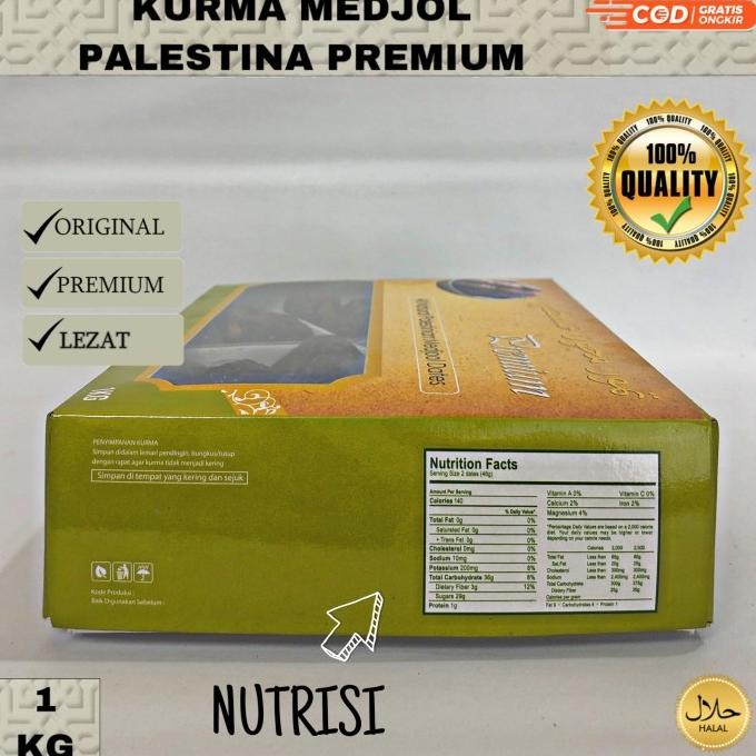 

Kurma Medjool Palestine 1 Kg Jumbo / Medjool Palestine / Kurma Medjool Storeemelati