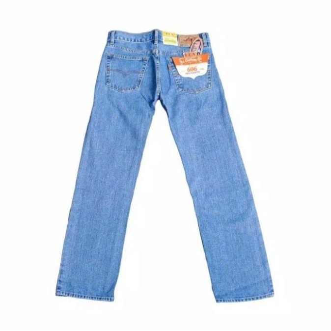 Celana Jeans Pria Lea 606 Original Warna Hitam Pekat Ukuran 28-38 Store_Tangmo