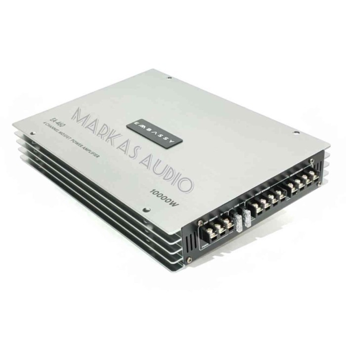 POWER AMPLIFIER 4 CHANNEL EMBASSY EA 460 HIGH QUALITY