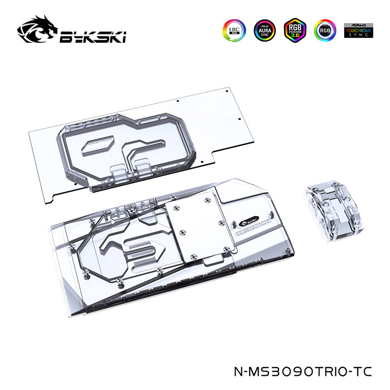 TZT Full Water Cooling Block Kit For MSI Geforce RTX 3090/3080/3080Ti GAMING/SUPRIM X TRIO OC Video 
