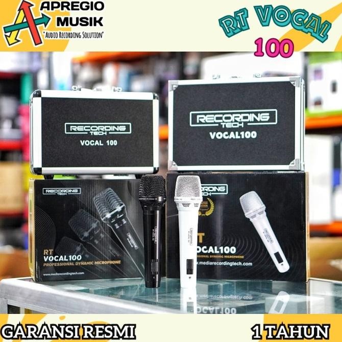 Recording Tech Rt Vocal 100 Vocal100 Professional Dynamic Mic Berkualitas