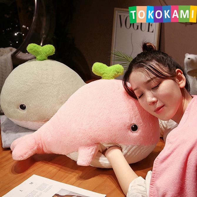 Balmut Unik Dan Lucu Bantal Selimut Bonmut Boneka Paus Whale 3 In 1 Kaktusshop11