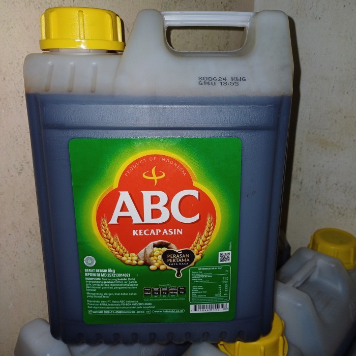 

ABC KECAP ASIN JERIGEN UK 6 KG