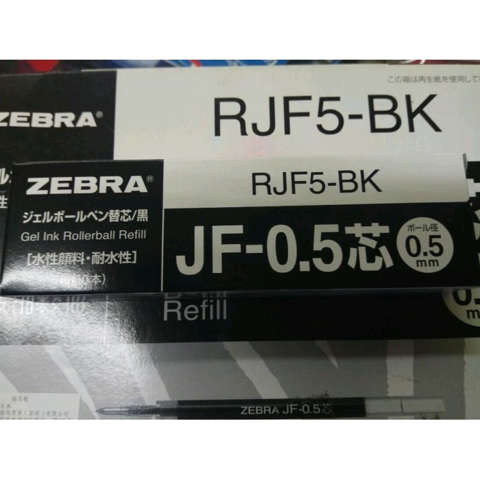 

REFILL PULPEN ZEBRA SARASA (UK: 0.5/0.7/1.0) (HITAM/BIRU)(PER 10PCS)