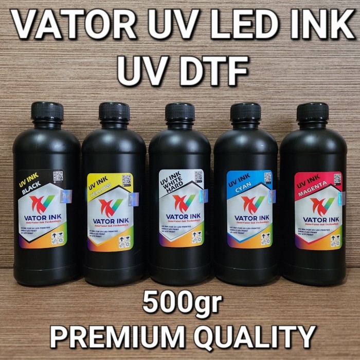 

TINTA UV LED VATOR 500GR PRINT UV DTF FILM PRINTER HARD SOFT INK
