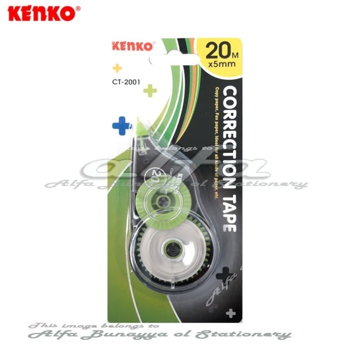 

KENKO CORRECTION TAPE 20M CT 2001 (12PC) TIP X 20 METER TIPE EX ROLL
