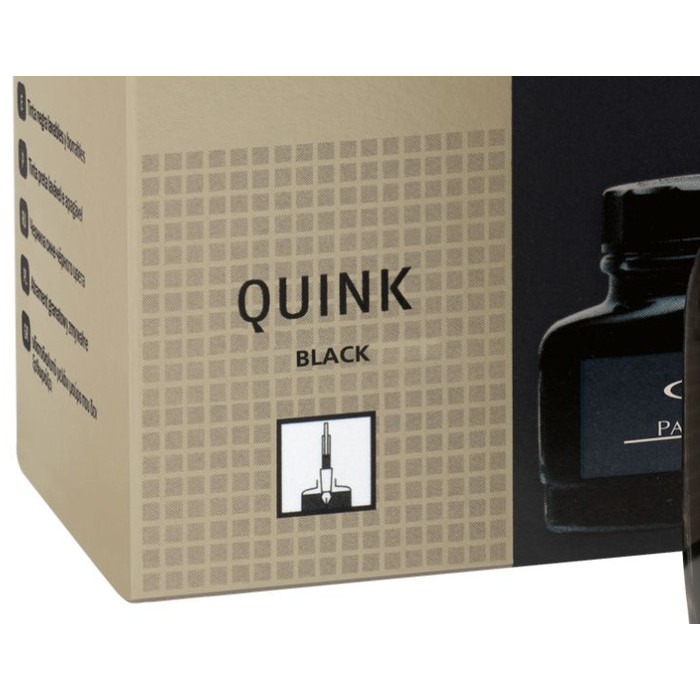 

PARKER QUINK FOUNTAIN PEN INK 2 OZ PARKER BLACK