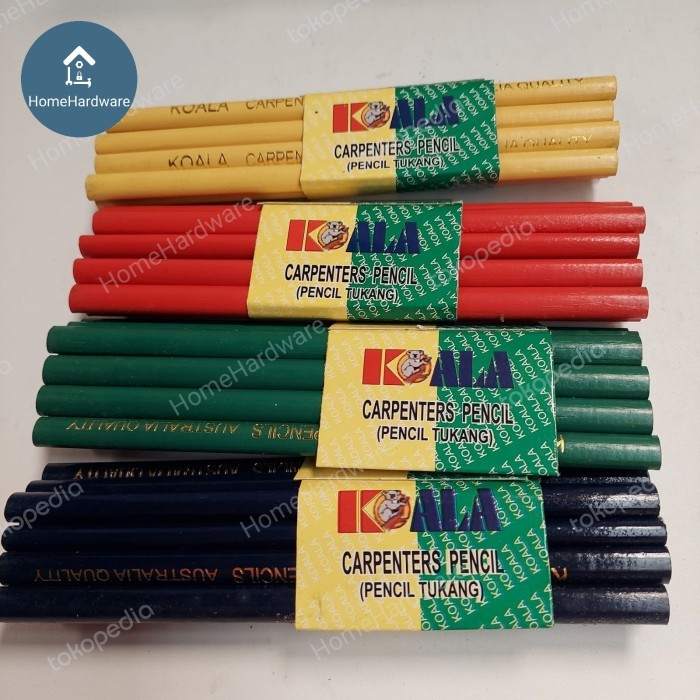 

PENSIL TUKANG / PENSIL KAYU BANGUNAN KOALA 12 PCS