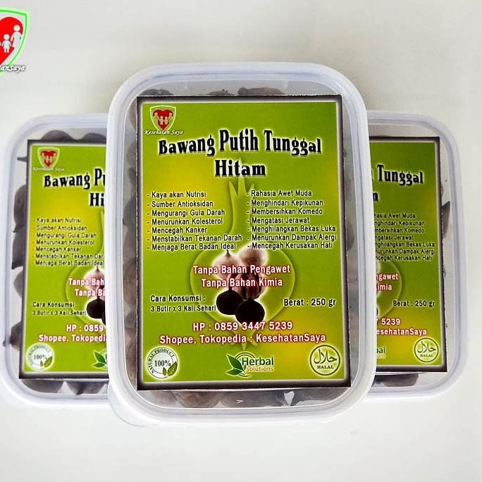 

Bawang Hitam Tunggal Bla Garlic 250 Gram