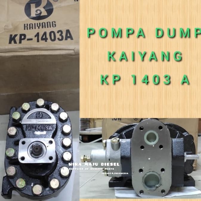 Pompa Pto Kp-1403A Kp1403A Gear Pump Dump Truck Hino 500 Fuso Nissan Terlaris