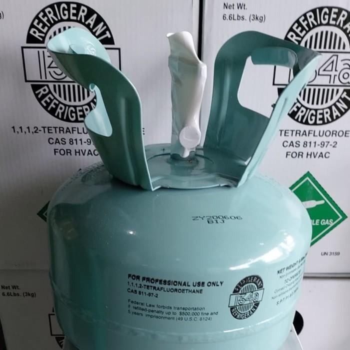 FREON R134A 3KG TABUNG MINI , UNTUK KULKAS / MOBIL