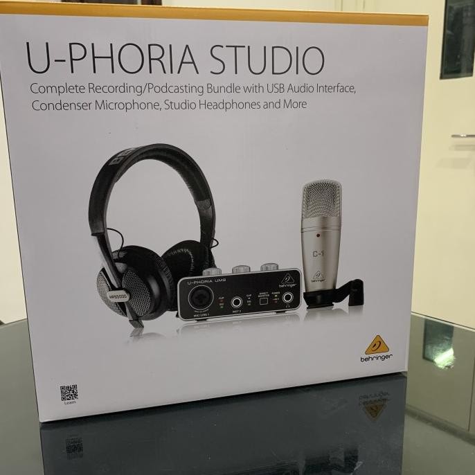 Behringer Paket Recording - Uphoria Studio , Scard , Mic , Headphone Berkualitas