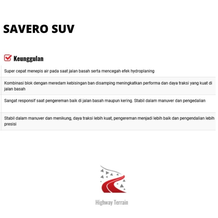 BAN GT RADIAL 265/50 R20 SAVERO SUV