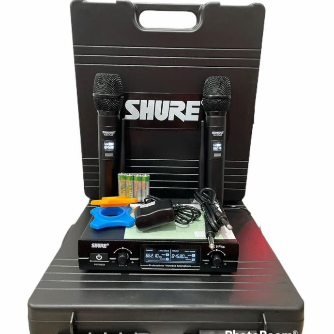 Promo Mic Wireless Shure Ulx9 Plus / Ulx 9 Plus 2 Mic Handle Free Koper