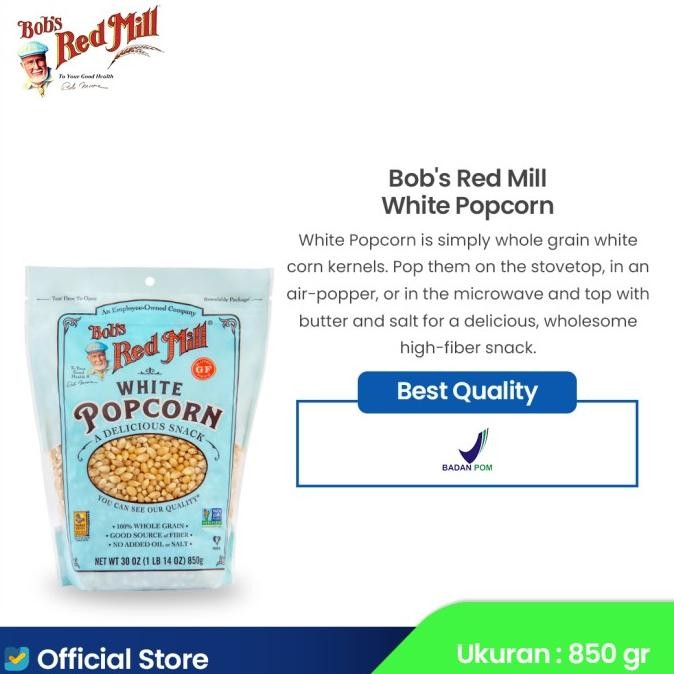 

READY STOCK BOB'S RED MILL WHITE POPCORN 850 GR !!!!!