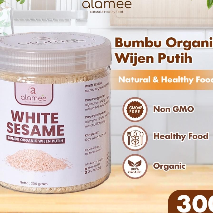 

Alamee Wijen Putih Bumbu Dapur Organi White Eame Eed Bumbu Dapur Maa Rempah Tanpa Campuran