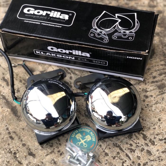 Klakson Bakpau GL 100 Kode UH UL Import Bel GL100 Helibars Mitshuba Gorilla Accessories CB GL