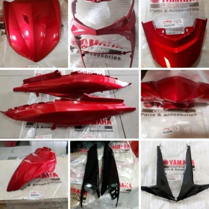 Promo Paket body halus Full set mio soul gt 115 merah original yamaha ygp COD
